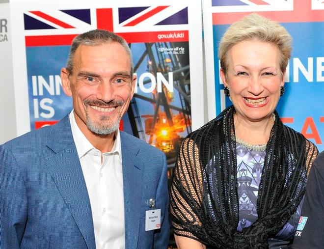 Clipper Race CEO William Ward and British High Commissioner Judith Macgregor - 2015-16 Clipper Round the World Yacht Race © Clipper Ventures